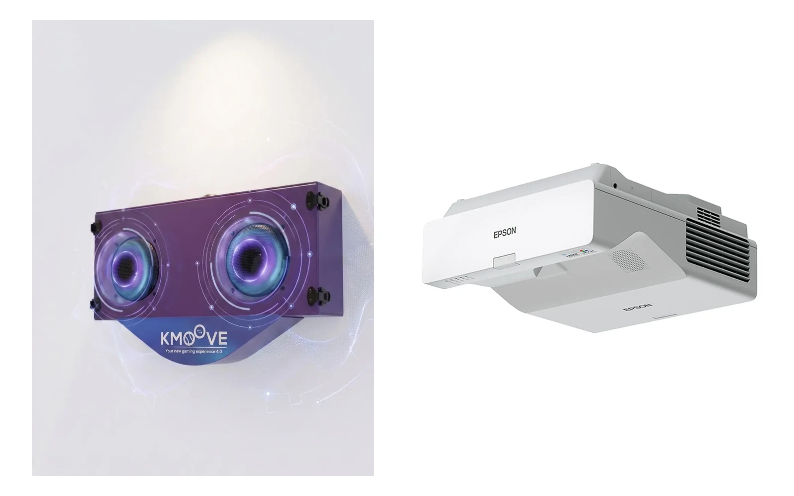 K-Station EVP et son vidéoprojecteur EPSON EB-770F, livrés ensemble